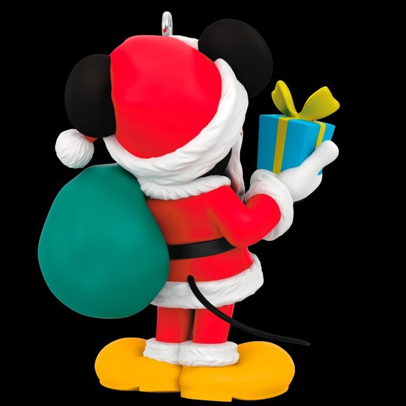 Hallmark's "All About Mickey!" ornament 2024 Santa Mickey Mouse Collectible - Picture 3 of 6